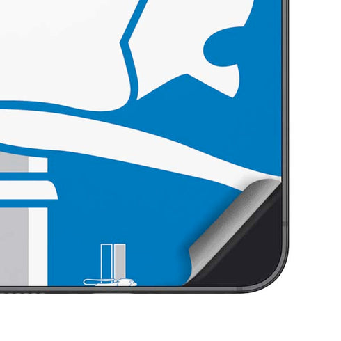 NFL Detroit Lions Retro Logo Galaxy S25 Skin
